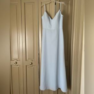 Hayley Paige Bridesmaids Dress Style: 5910,
Size 12 in Oasis Blue